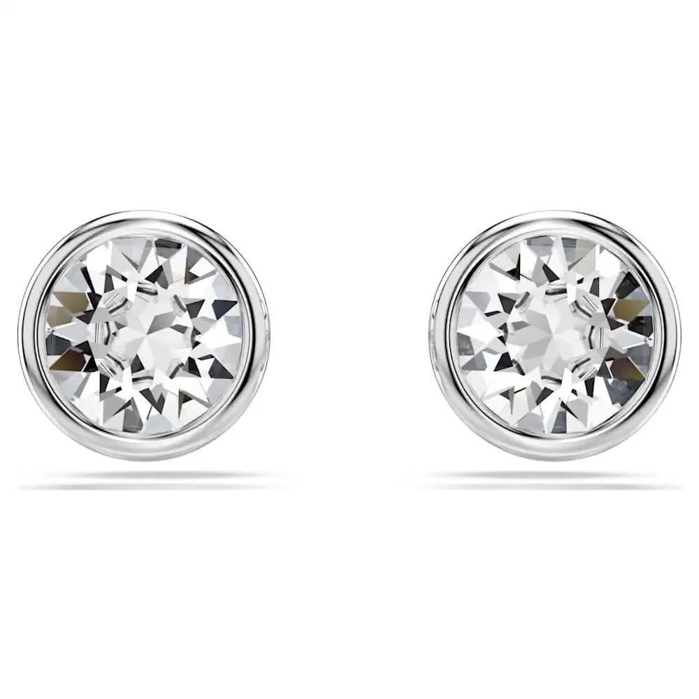 Kate Spade New York Silver Crystal Stud Earrings Clear Rhinestone Classic